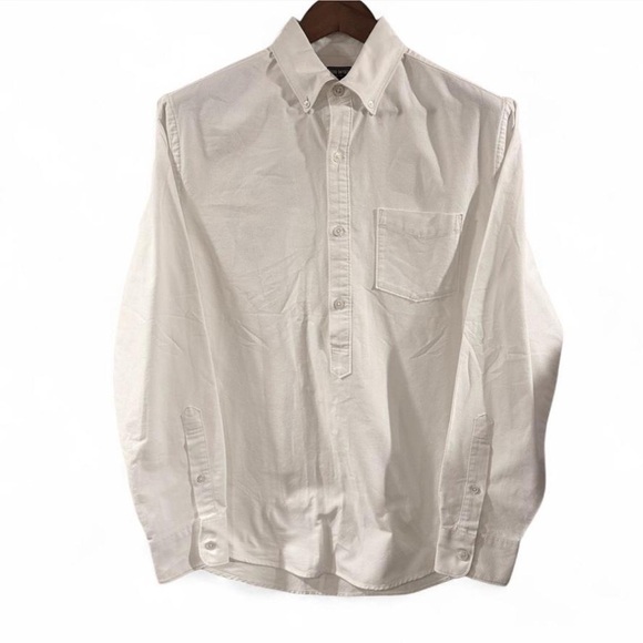 Men’s Todd Snyder White Oxford Button Down Pullover Shirt Size Small